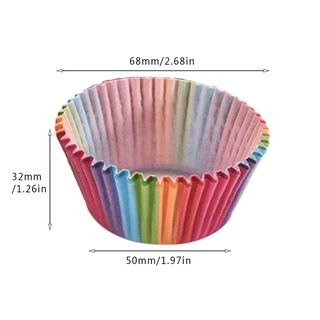 Bộ 100 Cốc Giấy Làm Bánh Cupcake