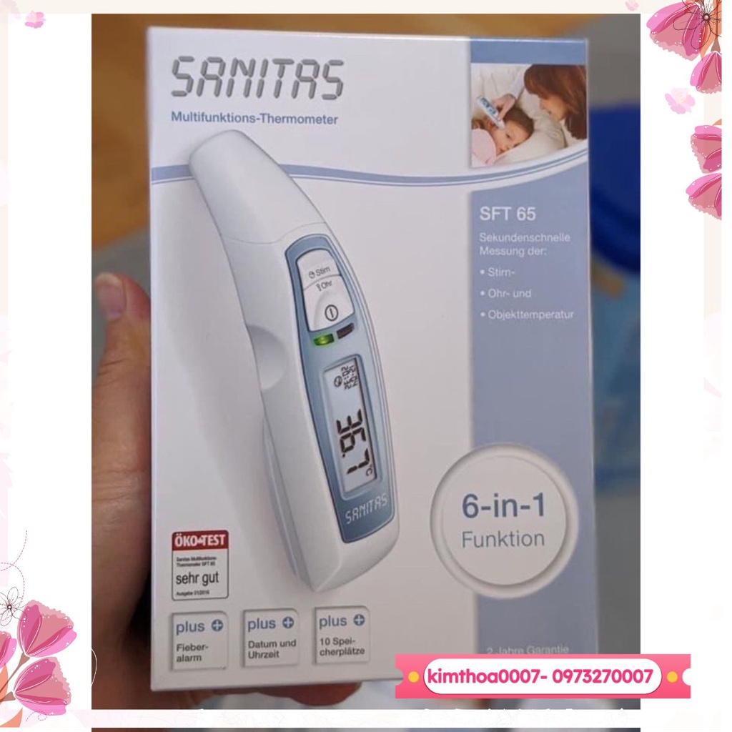 NHIỆT KẾ SANITAS 6IN1