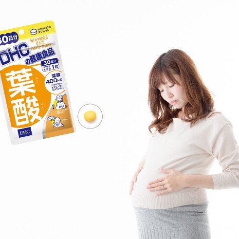 Viên Uống Bổ Sung DHC Dành Cho Mẹ Bầu Acid Folic Nhật Bản Gói 30 Ngày