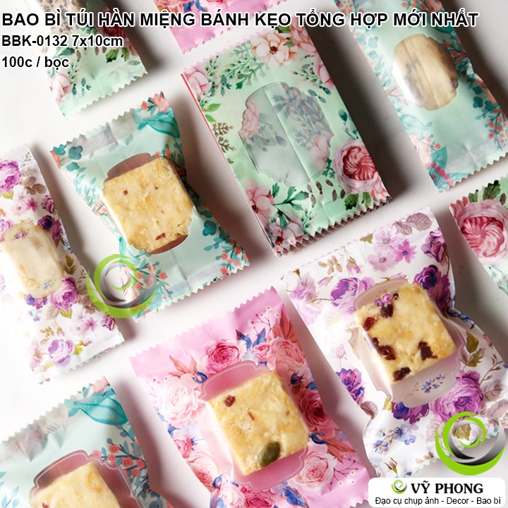 BAO BÌ TÚI NHỰA HÀN MIỆNG 7x10CM KIỂU MỚI ĐỰNG BÁNH KẸO COOKIE LÀM QUÀ TẶNG DỊP LỄ TẾT NĂM MỚI NOEL BBK-0132