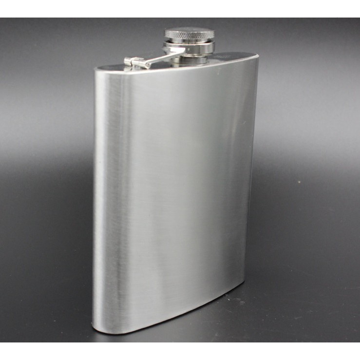 Bình inox đựng rươu 500ml không logo