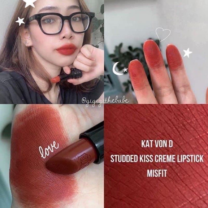 [BILL SEPHORA] Son thỏi KatVonD Studded Kiss Cream Lipstick