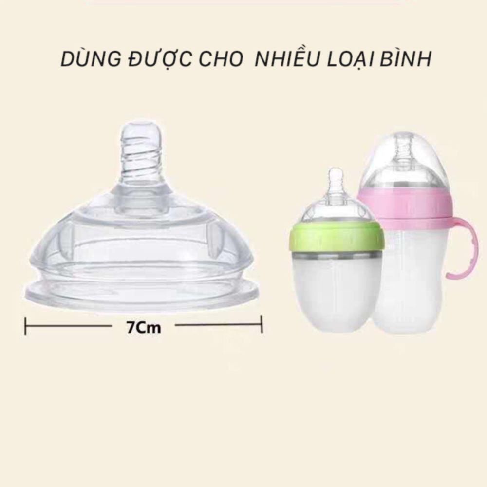 Núm ti tập hút MYBAOBY - Ống hút bình sữa thay thế núm ti, cho bé tập hút Bảo Hành 6 Tháng (Ống hút bình Avent)
