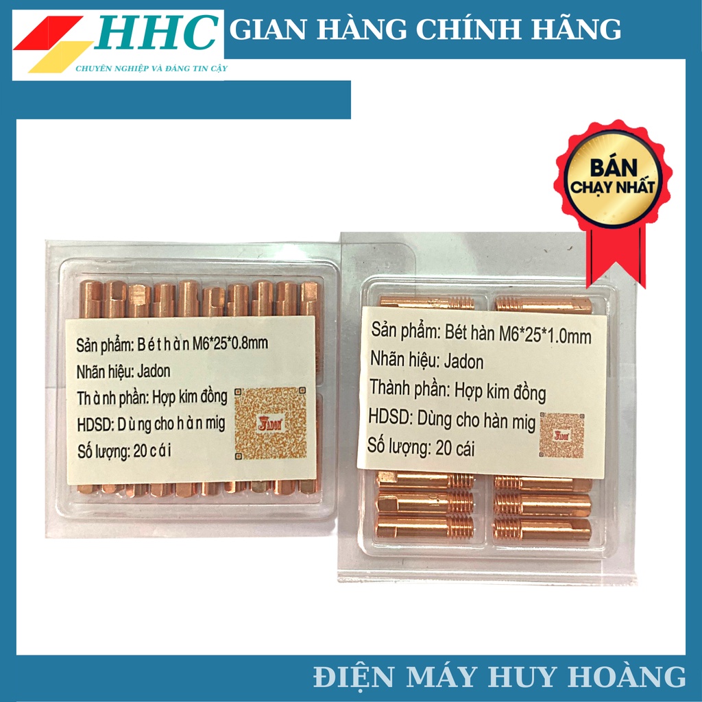 Bộ 20 bép hàn cho máy hàn mig mini dùng súng hàn AK15