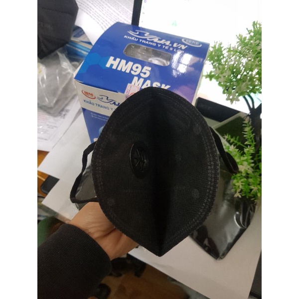 [Mã COSDAY giảm 8% đơn 150K] Hộp 25 chiếc khẩu trang y tế N95 không van/ N95 có van màu đen | BigBuy360 - bigbuy360.vn