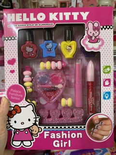 Đồ chơi trang điểm thật hello kitty cho bé gái