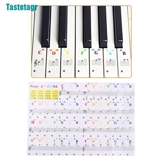 Sticker Ghi Chú 88 / 61 / 54 / 49 / 37 Phím Đàn Piano