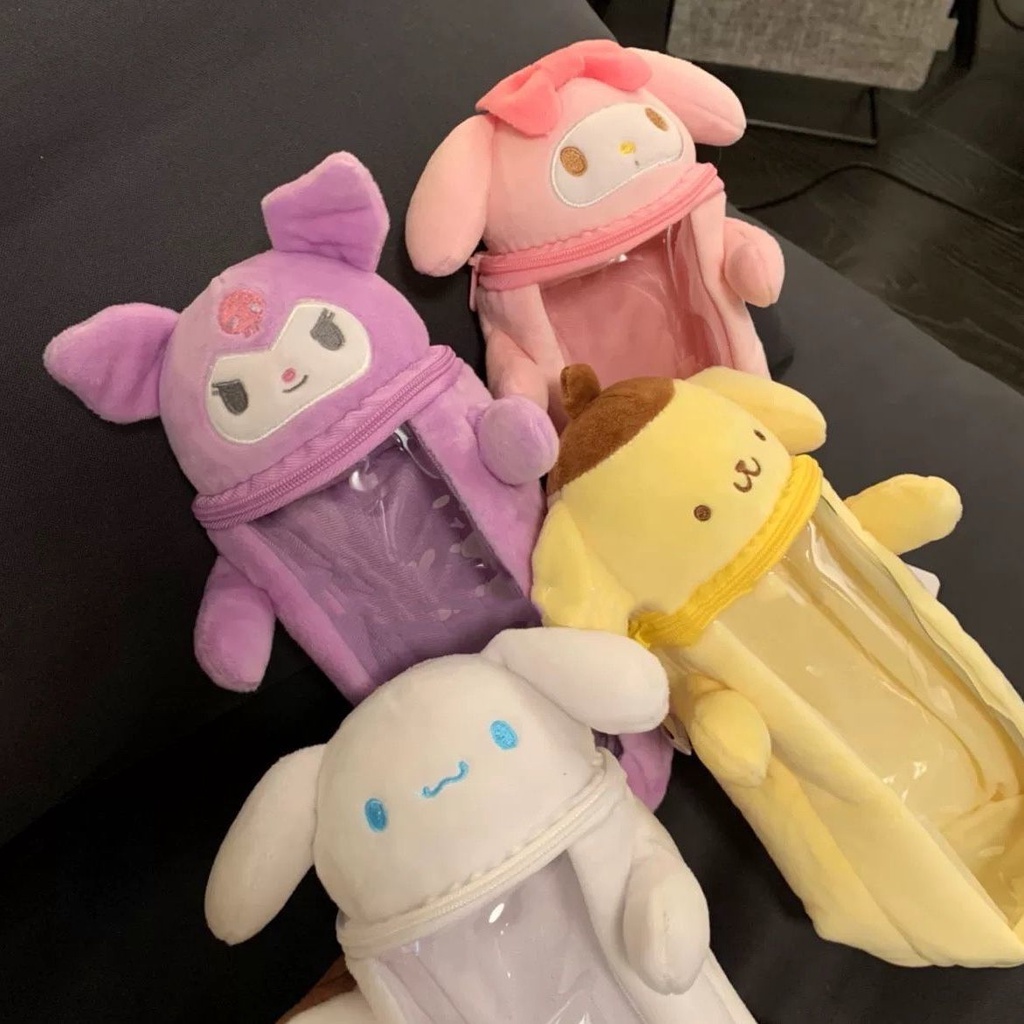 Túi đựng bút / đồ trang điểm họa tiết nhân vật hoạt hình dễ thương phong cách Nhật Bản