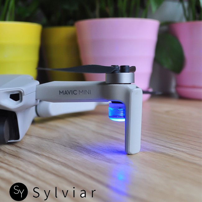 flying drone Đèn led màu xanh dương/đỏ nhấp nháy tự lắp ráp Mavic Mini