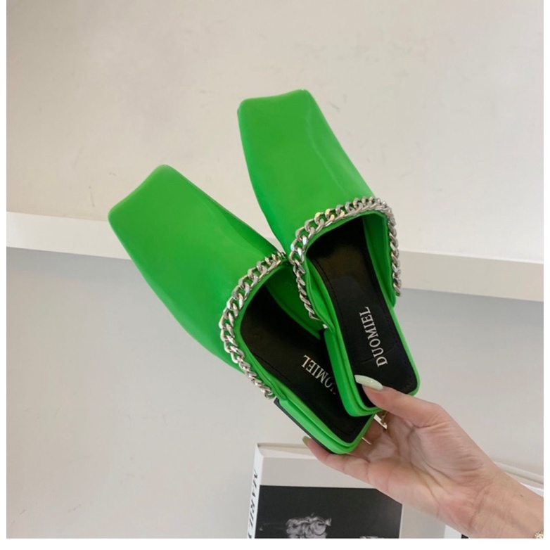 ✨💕Giày dép cao gót màu xanh lá hot trend năm nay đây ạ