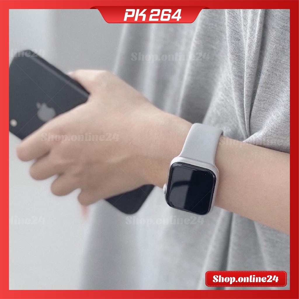 Đồng hồ thông minh HW22 ProMax Smartwatch seri 6 Có Always On Display Núm xoay Sạc không dây ( Quà Tặng Kèm Nữ )