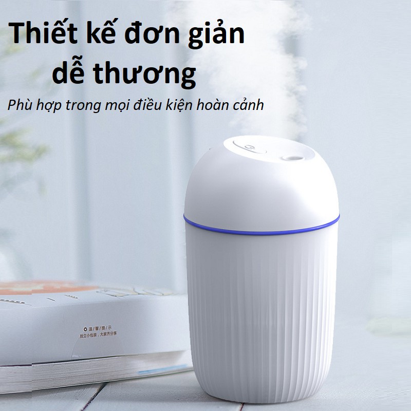 Máy phun sương xông tinh dầu 380ml hình trứng, 2 chế độ phun mã JS05