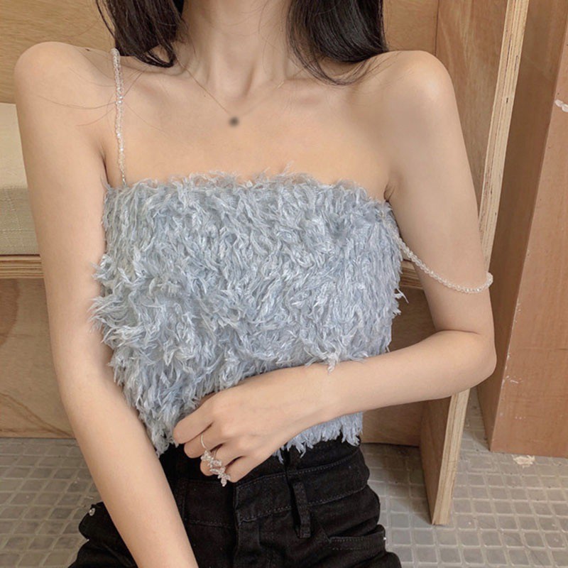 Áo hai dây ôm dáng thời trang quyến rũ dành cho nữ