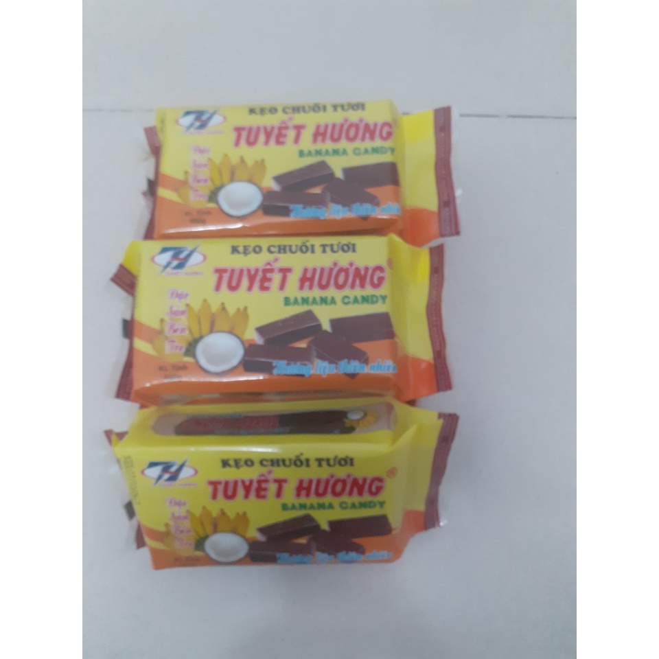 KẸO CHUỐI TƯƠI TUYẾT HƯƠNG 400GR