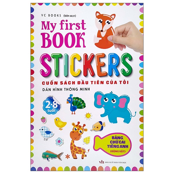 Sách My First Book Stickers - Bảng Chữ Cái Tiếng Anh - Động Vật