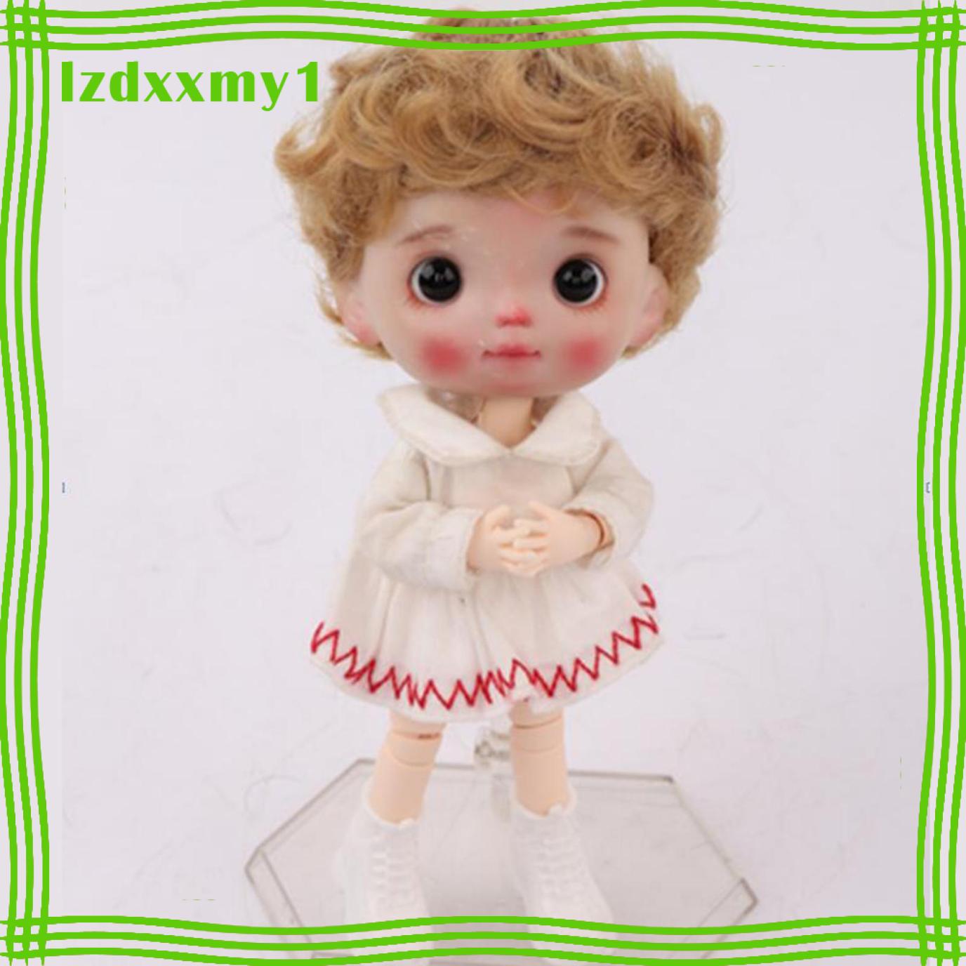Kiddy Doll Wig Short Hair 1/8 Ball Joint Dolls Hair Styling Wig Synthetic Mohair