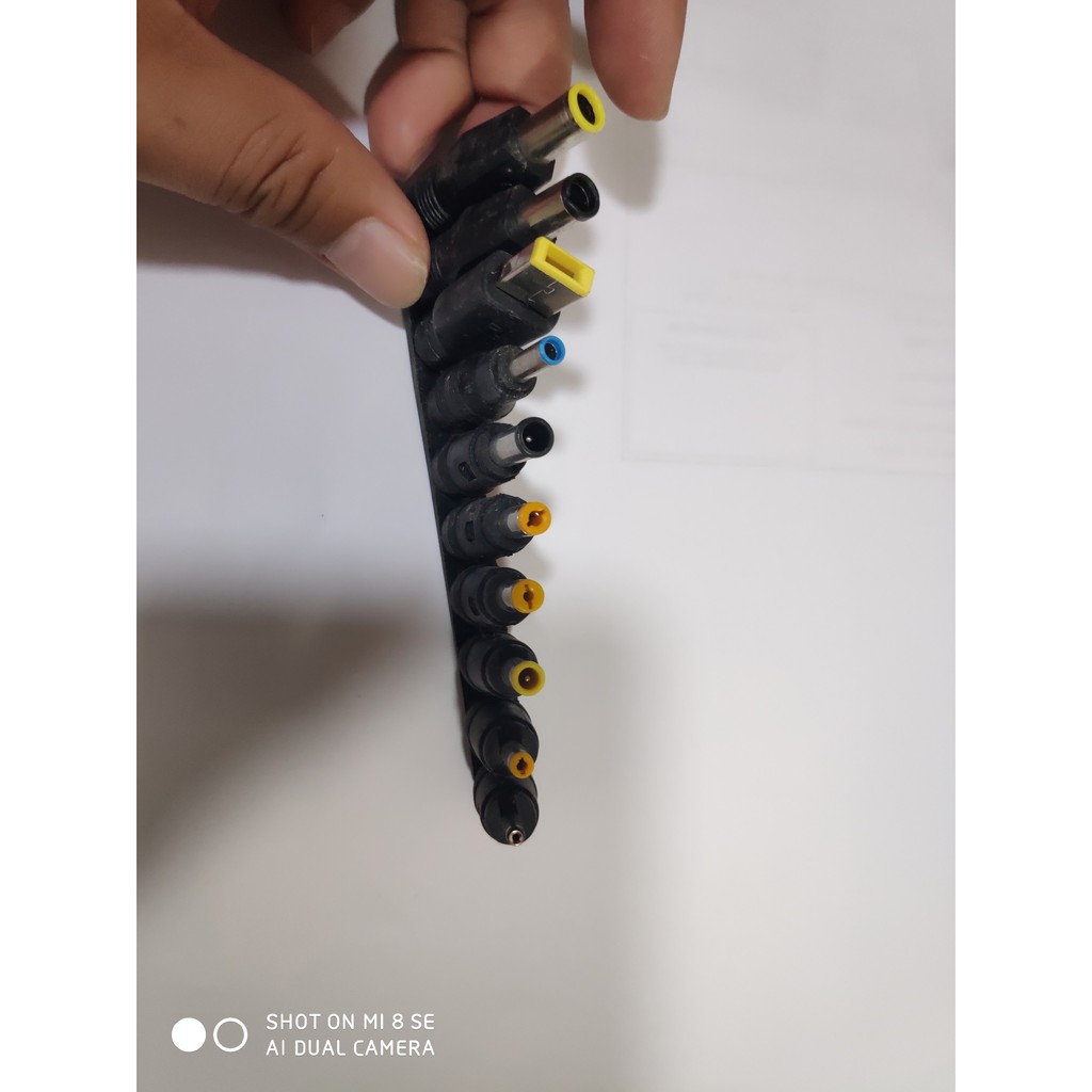 Bộ đầu chuyển từ DC 5.5x2.1mm, 5.5x2.5mm sang 10 đầu khác