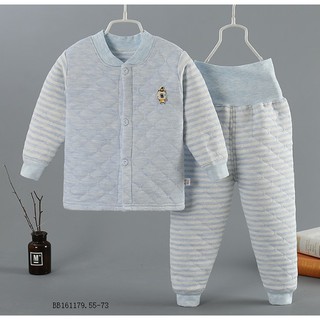 [ Rẻ Vô Địch ]Quần áo cho bé sơ sinh Bộ quần áo nỉ trần bông cho bé trai bé gái