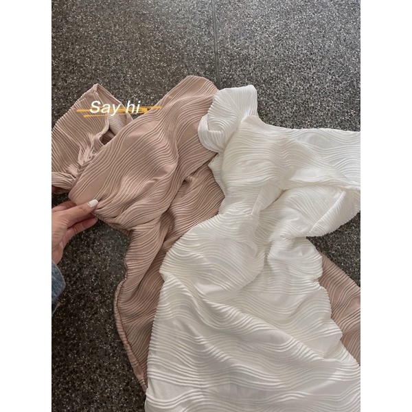 ĐẦM MIDI LƯỢN SÓNG VAI KIỂU