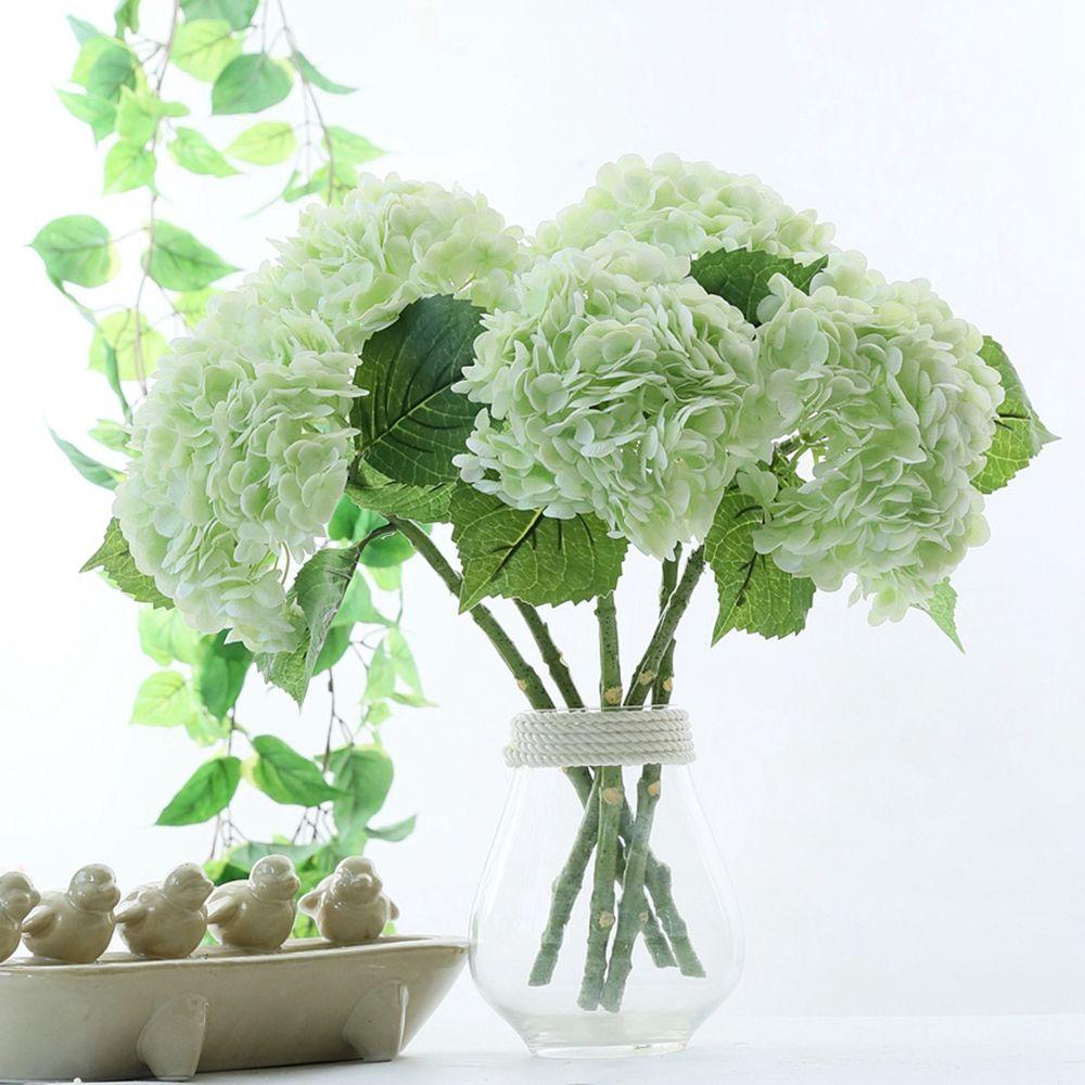 Cành Hoa Cẩm Tú Cầu Giả Trang Trí Nhà Cửa