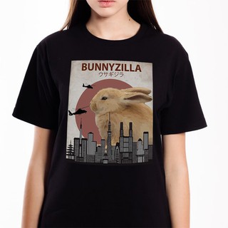 Áo nam nữ unisex thỏ Bunnyzilla - Áo thun in hình thỏ cực ngầu