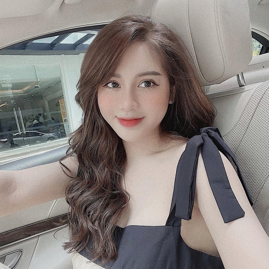 Đầm Suông Trơn 2 Dây Phối Nơ Vai Váy Đũi freesize <70kg