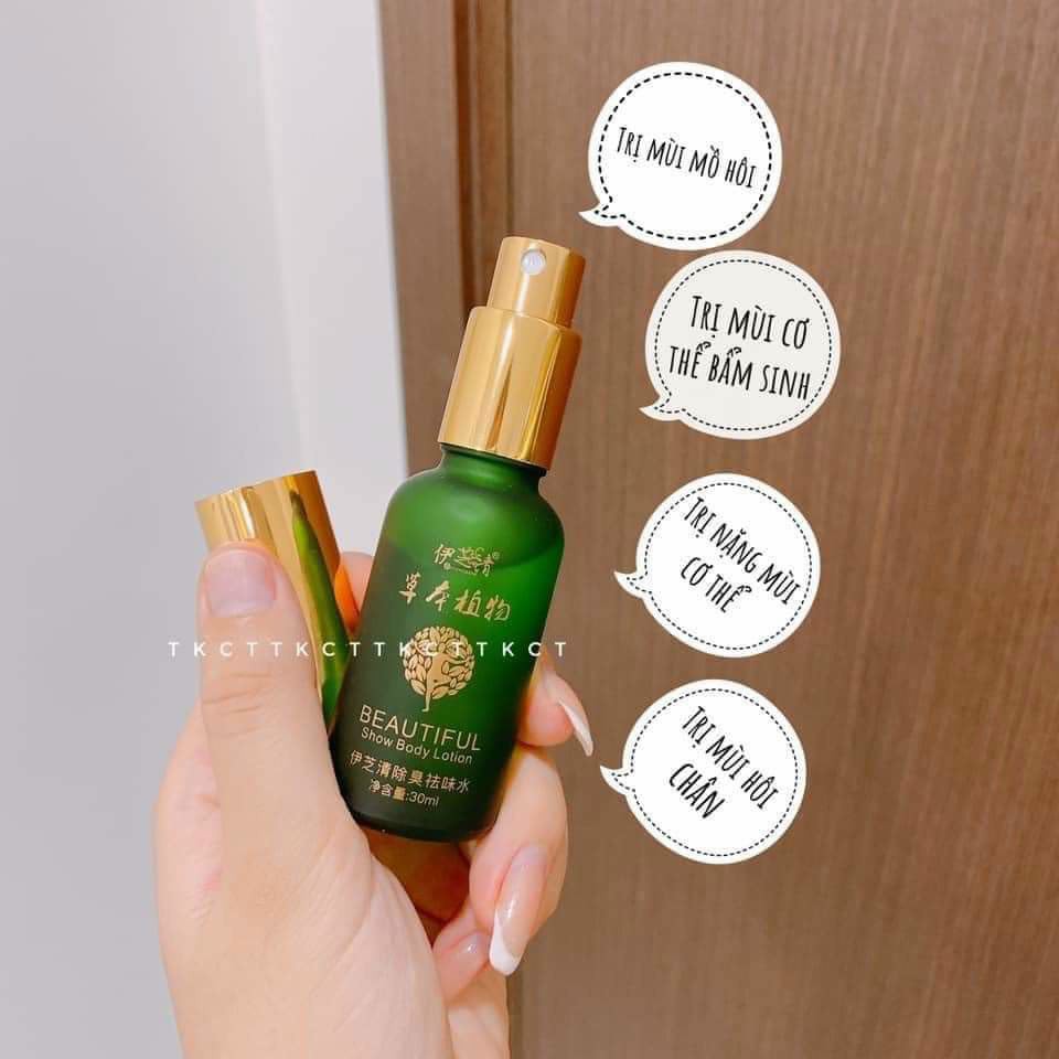 Xịt khử mùi dưỡng trắng Beautiful Body Lotionl 30ml