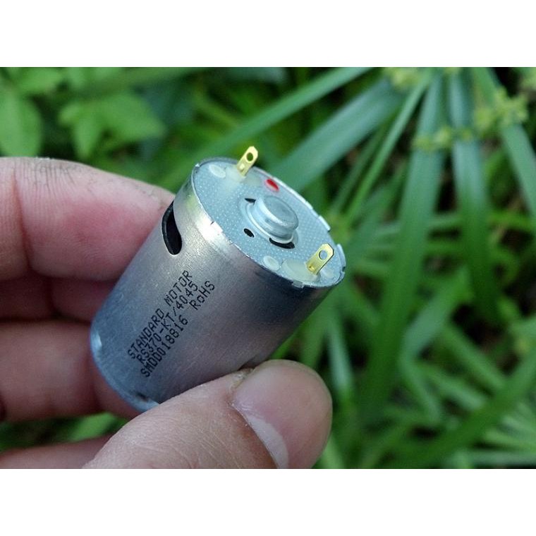 Động cơ motor mini 370 tốc độ cao - 6-12VDC - cực mạnh - 33600rpm - LK0023