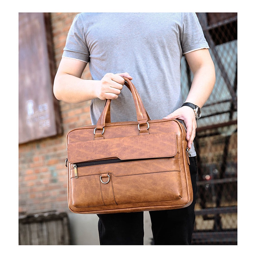 Cặp da nam công sở, cặp da nam, túi xách da