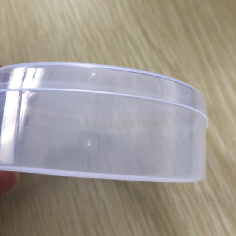 Hộp đựng bông phấn trang điểm hình tròn chống rơi chống bụi tiện lợi đặc biệt