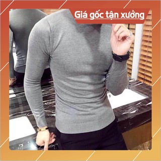 Áo len nam cổ lọ .Chất len mềm mịn