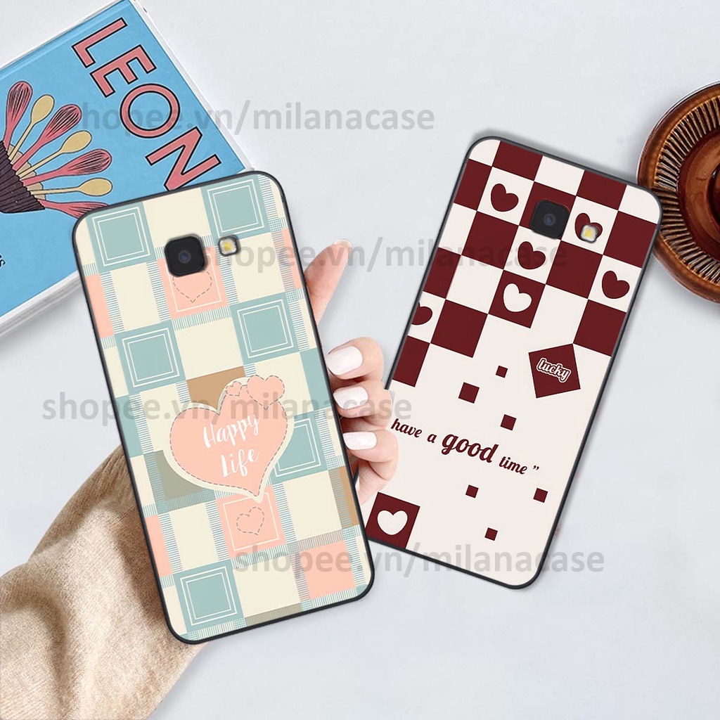 Ốp Samsung J4 Plus / J4 Core / J4+ caro họa tiết nhiều màu sắc siêu đẹp thời trang cá tính