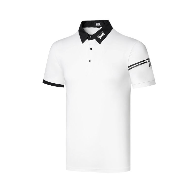 Áo Thun polo Ngắn Tay Thoáng Khí Mau Khô Thoải Mái Cho Nam Chơi Golf pxg