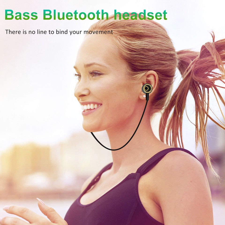 Mới Tai Nghe Bluetooth 4.1 Không Dây Kiểu Dáng Thể Thao
