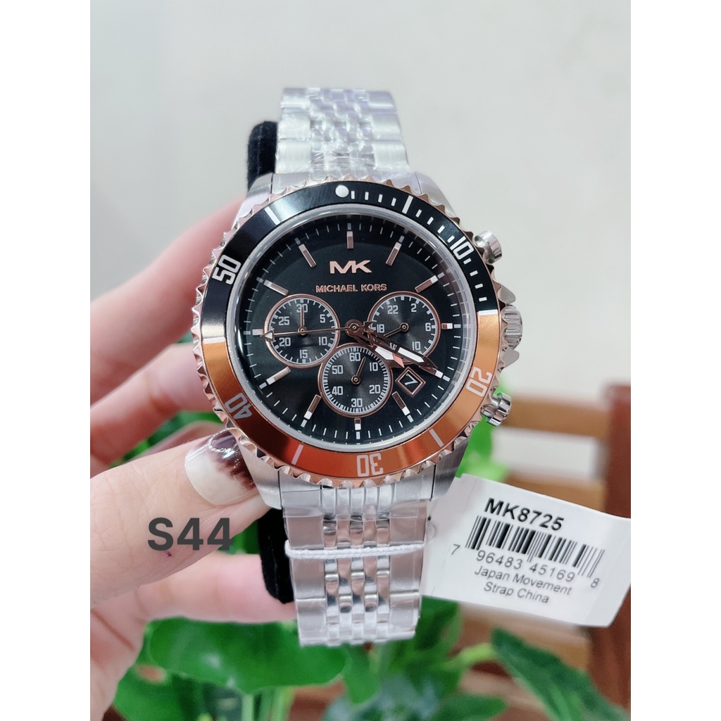 Đồng Hồ Nam Michael Kors Bayville MK8725 MK8726 MK8727 ,MK8872 Dây Thép , Size 44mm