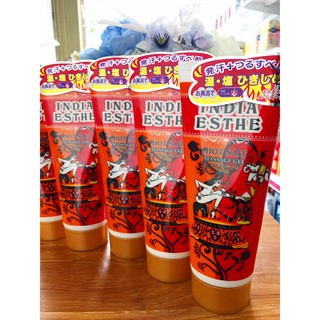 Gel đánh  tan mỡ HOT SALT massage   India Esthe 220g  (hàng nội địa nhật )