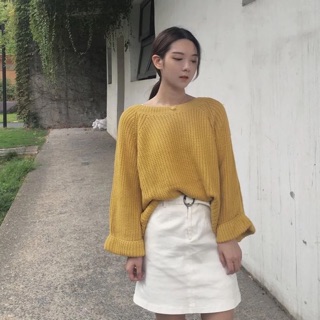 Áo len ống tay rộng