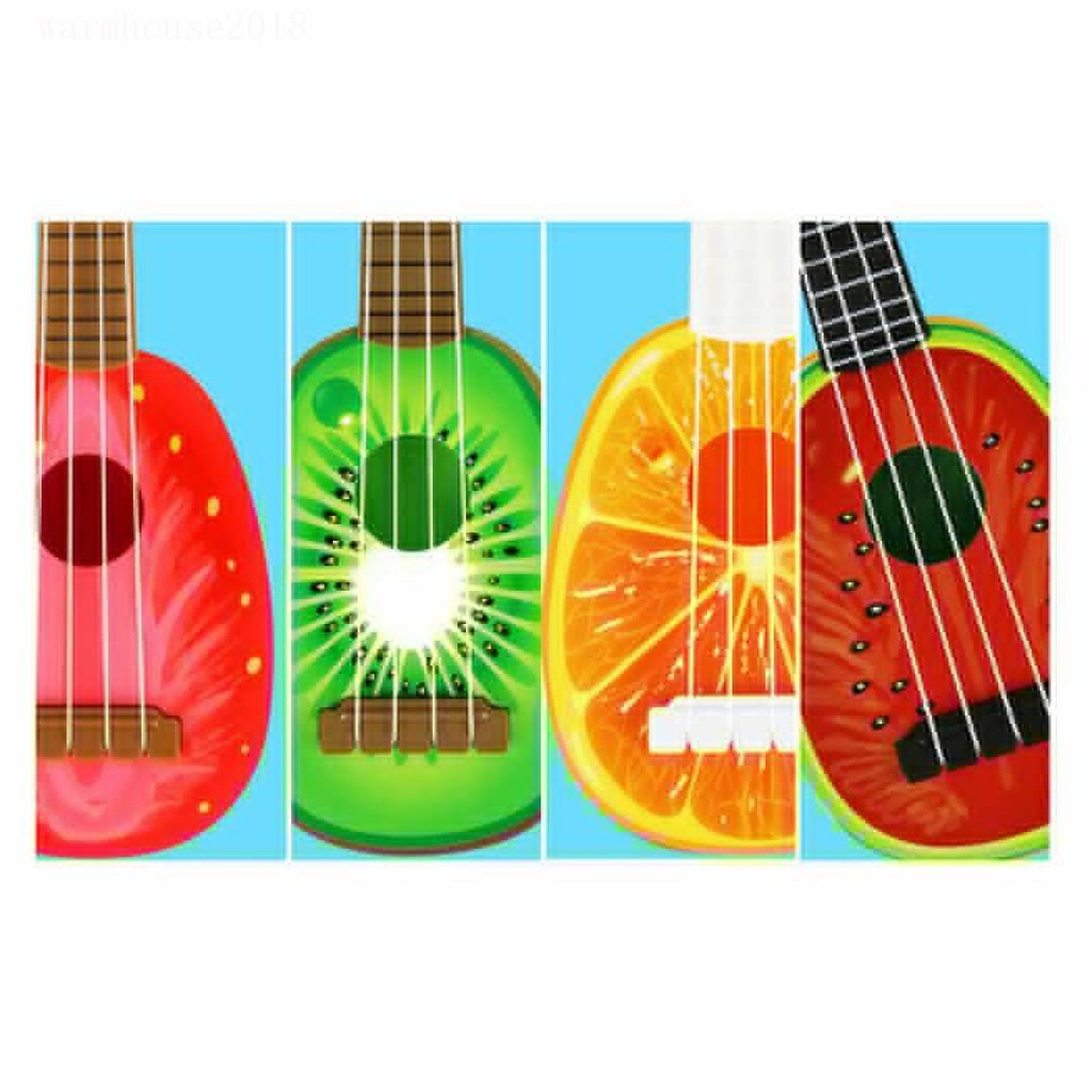 Đàn Ukulele Trái cây họa tiết Quả Kiwi  - HÀNG CÓ SẴN mã FGT34