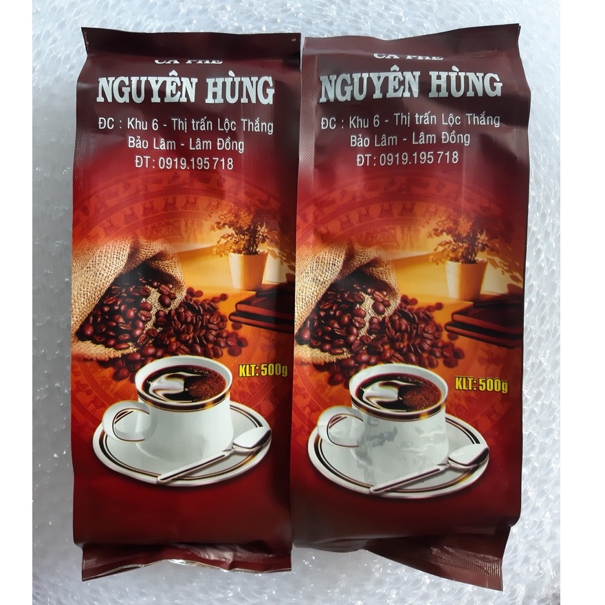 COMBO 2 BỊCH CÀ PHÊ NGUYÊN HÙNG - MỖI BỊCH 500GR- ĐẬM VỊ