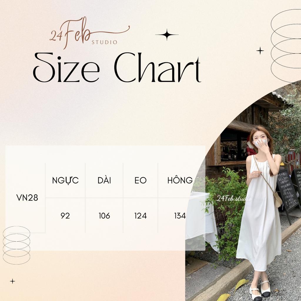 Váy xuông sát nách xếp li cổ phong cách Vintage Hàn Quốc