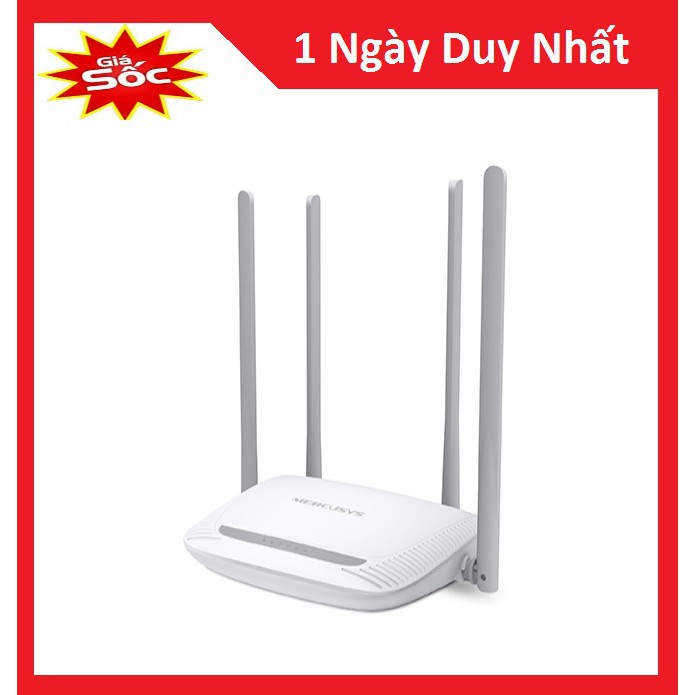 Bộ phát wifi 4 râu Mercury USed - BH đến 12T | BigBuy360 - bigbuy360.vn