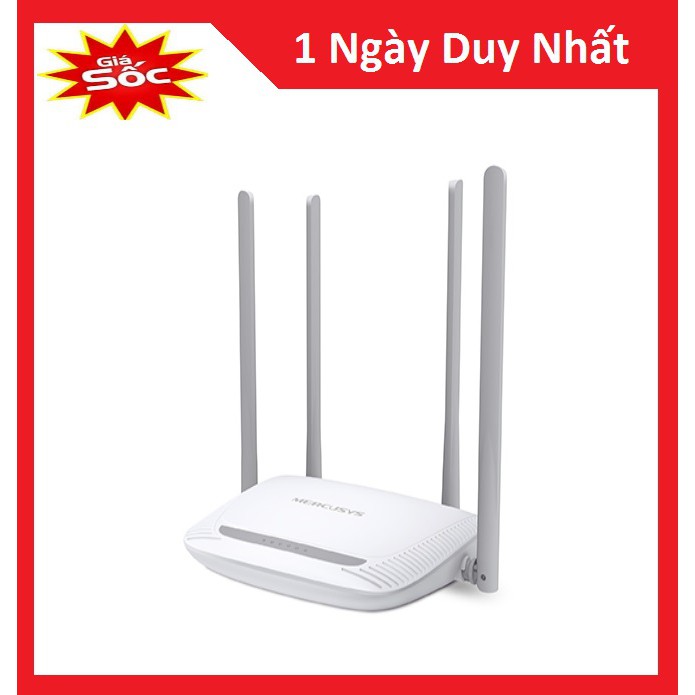 [Mã 157ELSALE hoàn 7% đơn 300K] 10 Cục Phát Wifi 4 Râu Mercury 300Mbps like new 90% | BigBuy360 - bigbuy360.vn