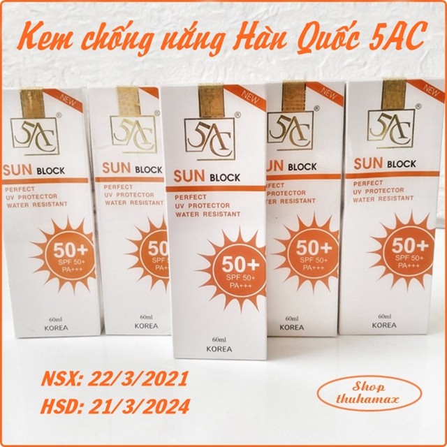 Kem chống nắng Hàn Quốc Sun Block 5AC | BigBuy360 - bigbuy360.vn