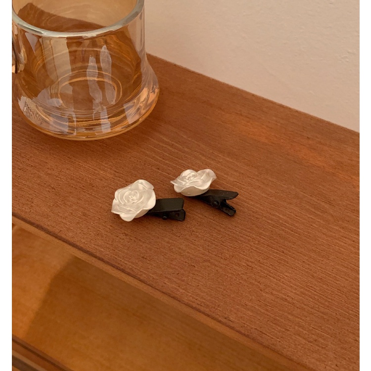 Kẹp Tóc Hình Hoa Trà Nhỏ Phong Cách Mới 2021 Cho Nữ