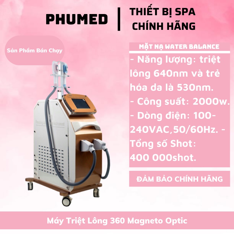 MÁY TRIỆT LÔNG 360  Bảo hành 12 tháng