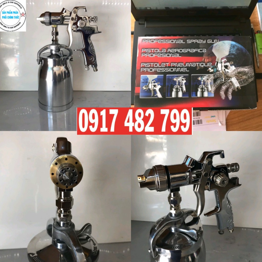 SÚNG PHUN SƠN PHUN KEO TẠO HẠT TRÊN LOA THÙNG BÉC 2.0