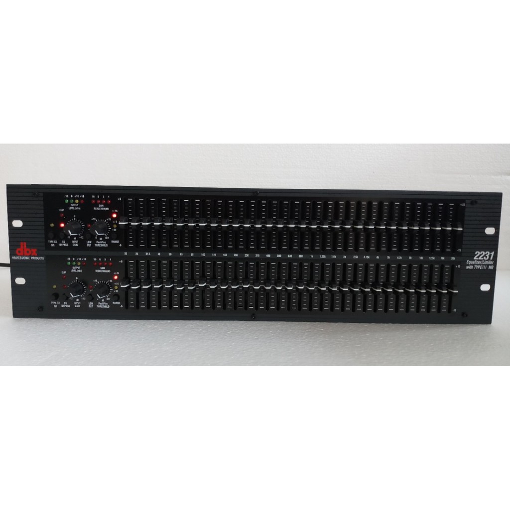 Lọc âm EQ DBX - 2231, Bộ equalizer 2 tầng DBX