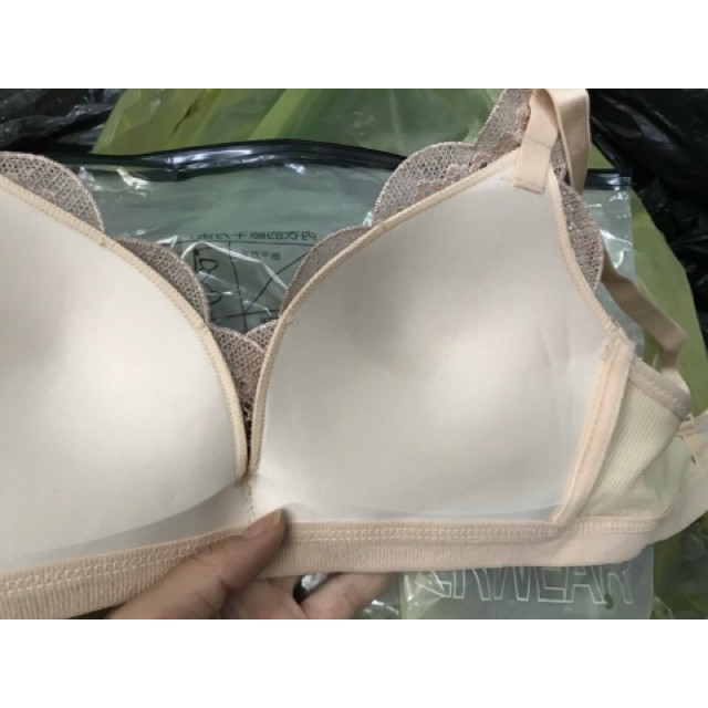 Áo lót nữ ren đệm mỏng hoa baby không gọng nâng ngực mã 8288
