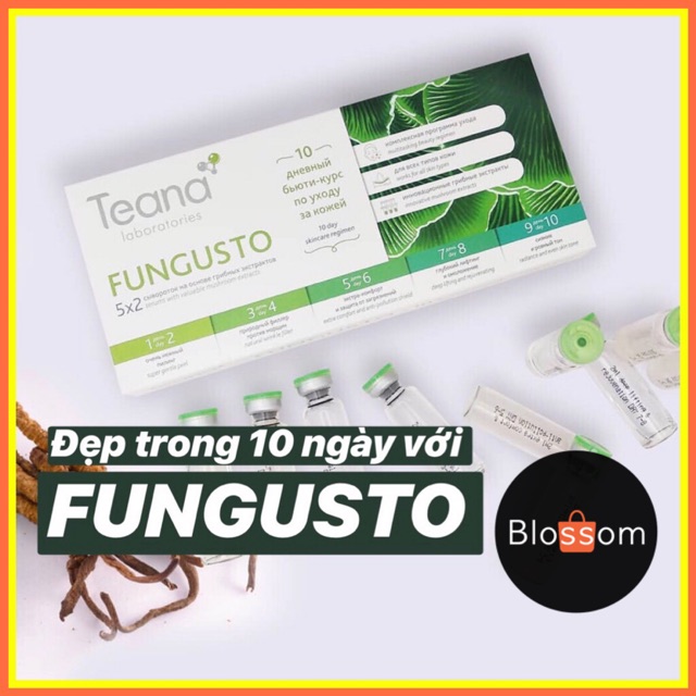 Liệu trình Peeling thay da Teana- đẹp trong 10 ngày FUNGUSTO Teana