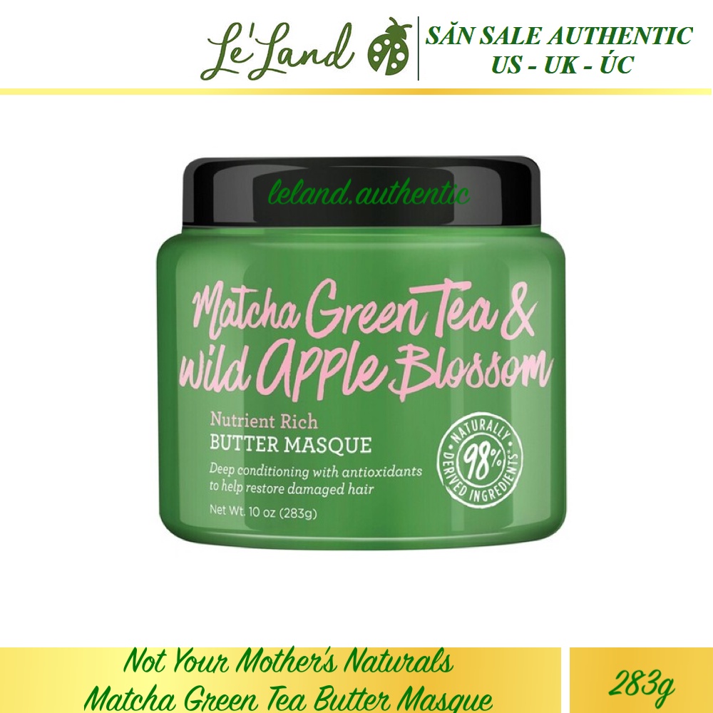 Bill US - Mặt nạ tóc Not Your Mother's Naturals Matcha Green Tea Butter Masque 283g